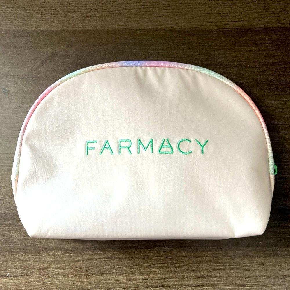 Farmacy Beauty Glow to Go Pouch Make-up Bag Dopp Kit NIB